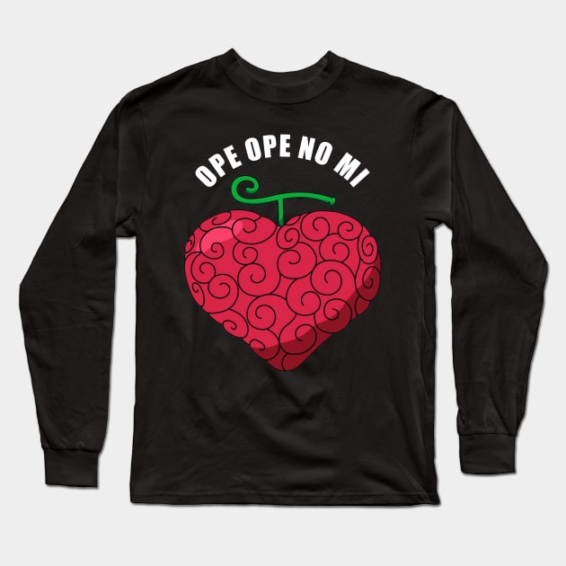 Ope Ope no Mi Devil Fruit Long Sleeve T-Shirt by ManimeXP